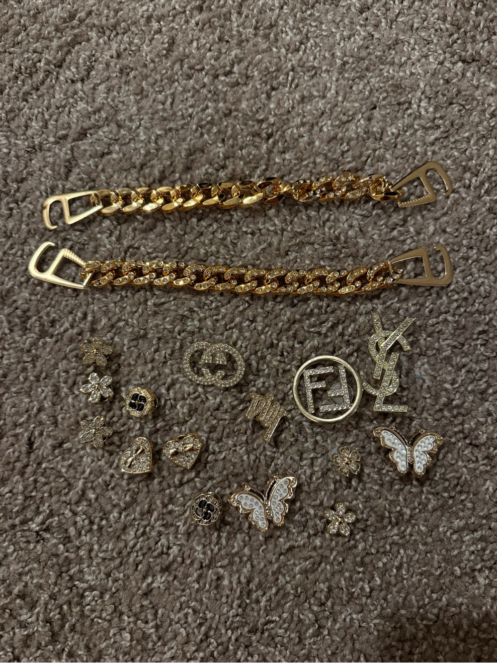 Designer croc charms